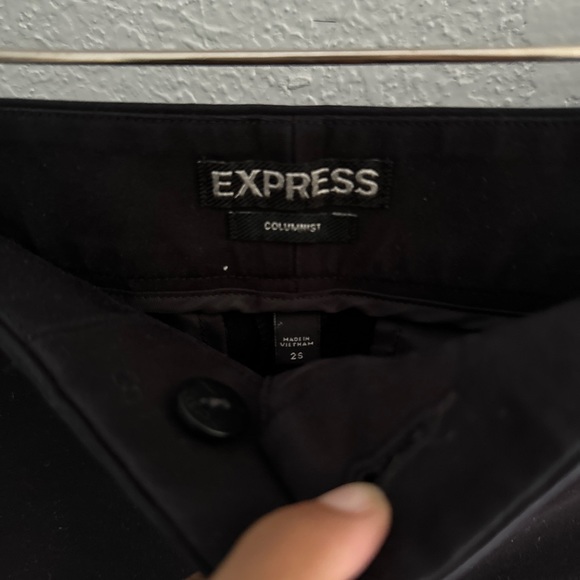 Express Black Size 2S Columnist High Waisted Body Contour Knit Ankle Pant - Picture 2 of 3